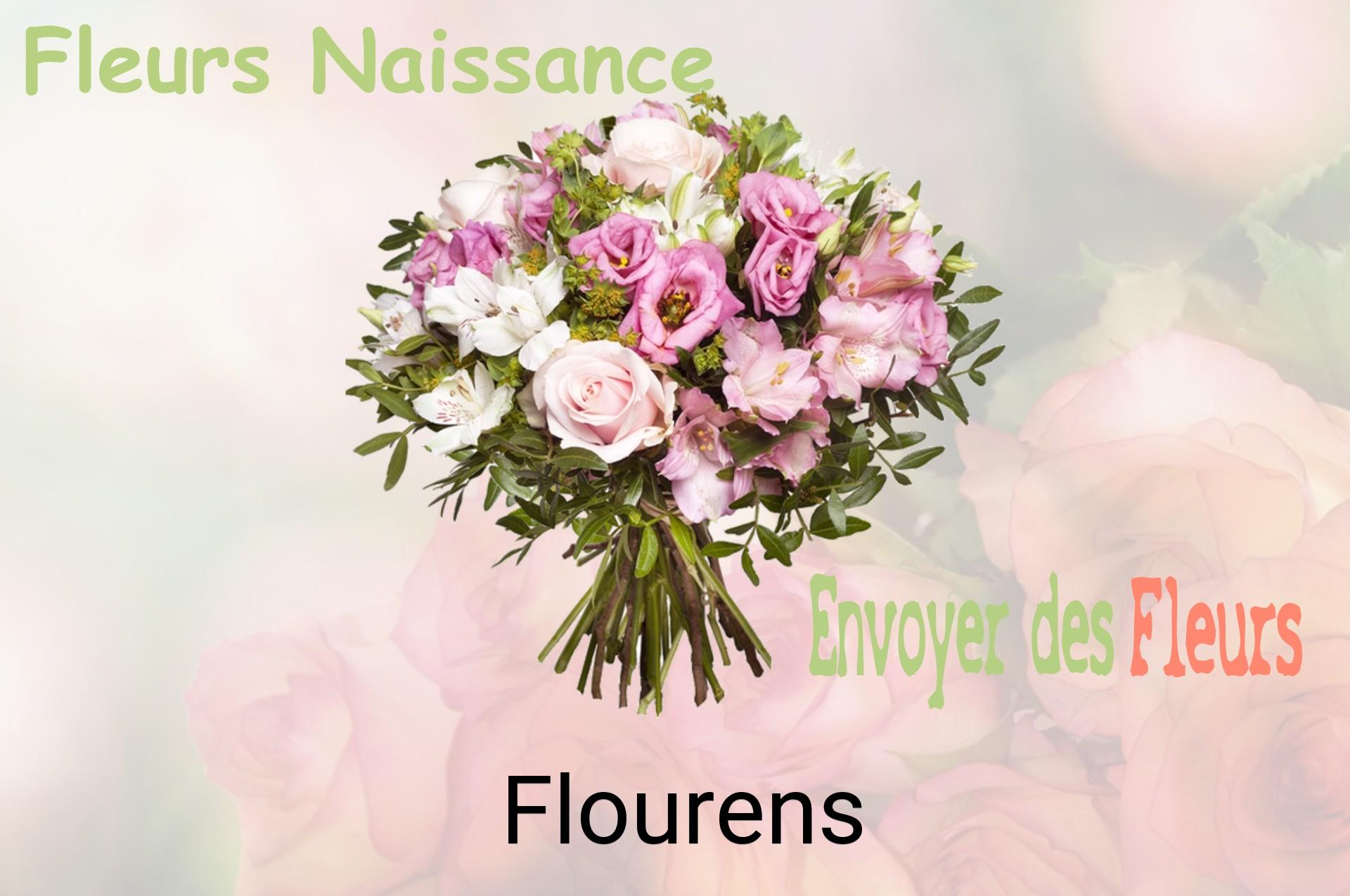 Bouquet de fleurs de naissance livré à Flourens